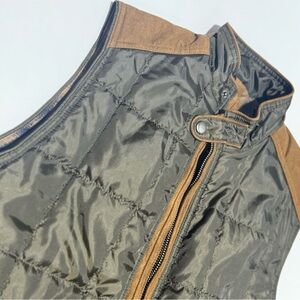 Allan Flusser Green Quilted Vest